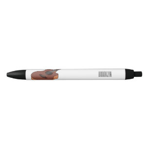 Stylo Noir Illustration de guitare acoustique