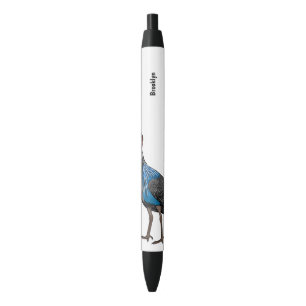 Stylo Noir Illustration de la caricature de la vautour