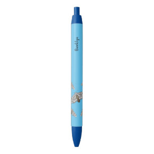 Stylo Noir Illustration de la papine géante léopard