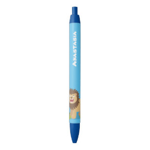 Stylo Noir Illustration de l'effervescence de lions heureux