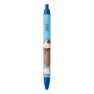 Stylo Noir Illustration de milk-shake au chocolat