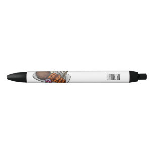 Stylo Noir Illustration de Satay