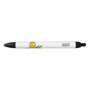 Stylo Noir Illustration d'huile d'olive