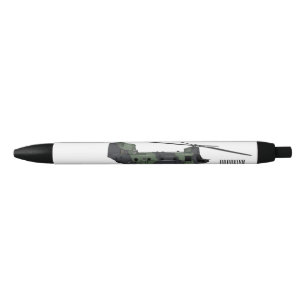 Stylo Noir Illustration d'un hélicoptère de l'armée de Chinoo