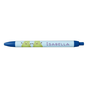 Stylo Noir Illustration d'une paire de poires mignonne
