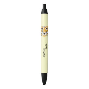 Stylo Noir illustration en gros plan principale de guépard