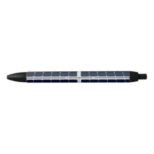 Stylo Noir Image amusante du panneau d'énergie solaire