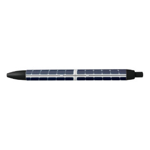 Stylo Noir Image amusante du panneau d'énergie solaire