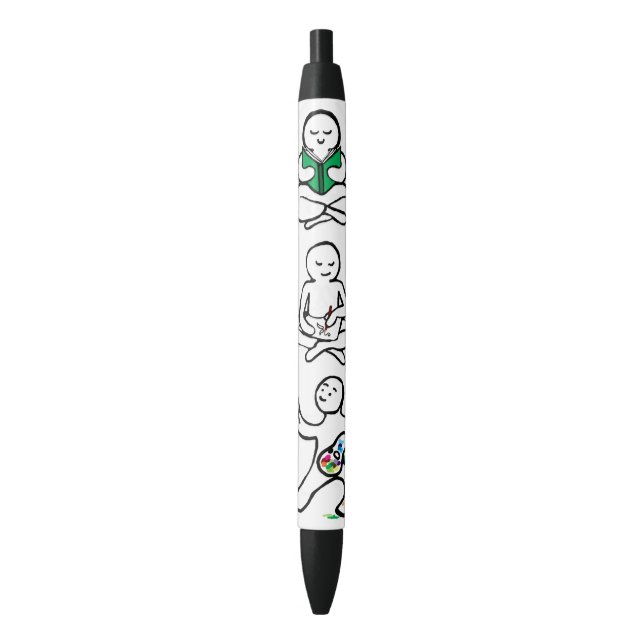 Stylo Noir Imaginez, esquissez, CRÉER (devant Vertical)