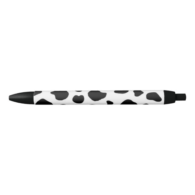 Stylo noir - Impression de vache - Encre noire (Devant)