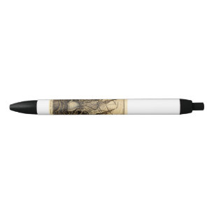 Stylo Noir Impression Kraken Vintage