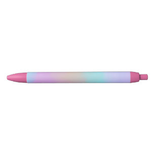Stylo Noir Impression numérique de bonbon de coton