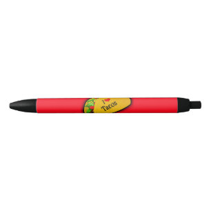 Stylo Noir J'adore les Tacos