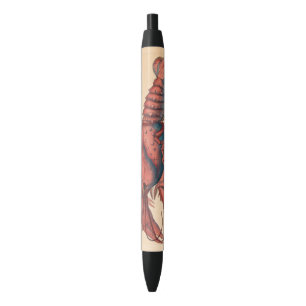 Stylo Noir James Sowerby Homard serbé