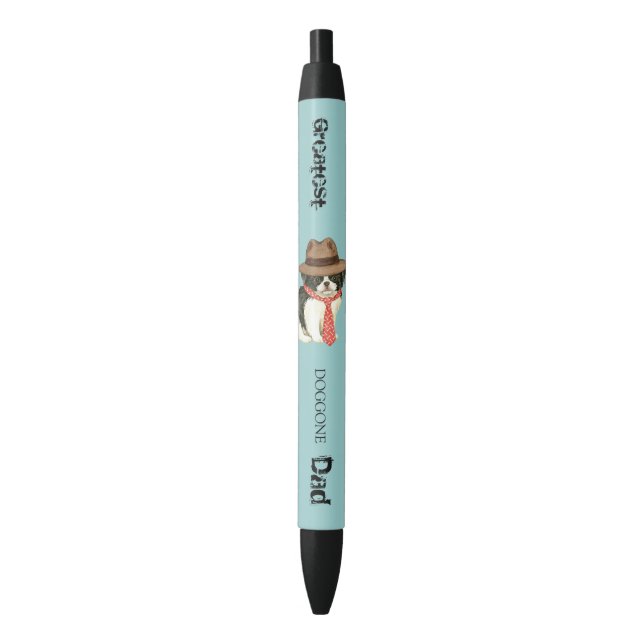 Stylo Noir Japonais Chin Papa (devant Vertical)