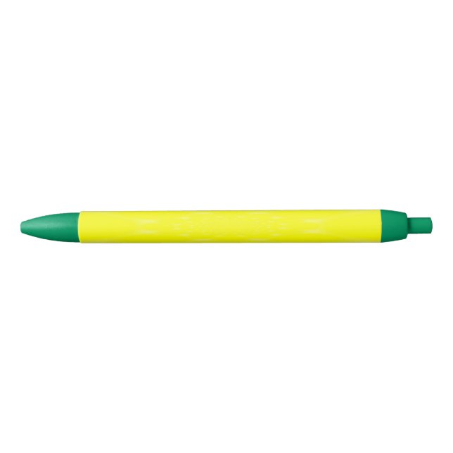 Stylo Noir Jaune pétillant (Devant)
