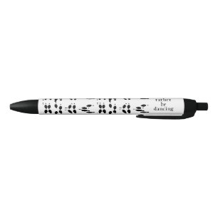 Stylo Noir Je danserais plutôt des pas de salle de bal de