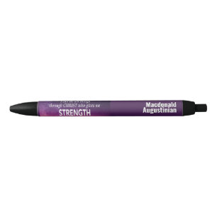 Stylo Noir JE PEUX FAIRE TOUTES LES CHOSES Chrétien personnal