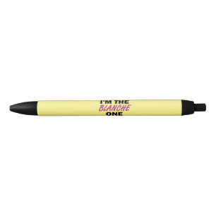 Stylo Noir Je suis la Blanche One