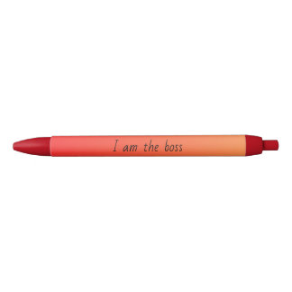 Stylo Noir Je suis le patron Pens