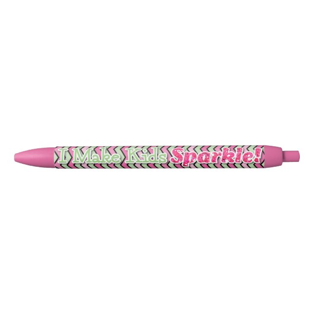Stylo Noir J'incite des enfants l'étincelle à parquer [le (Devant)