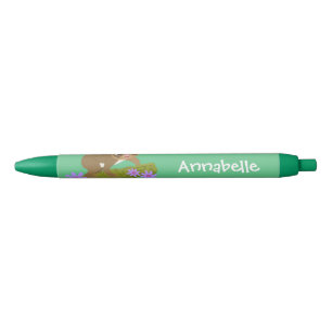 Stylo Noir Joli lenteur loris sur dessin de branche