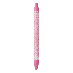 Stylo Noir Jolie fille sucre Parties scintillant rose léopard
