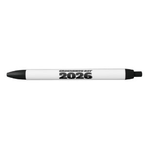 Stylo Noir Jour de la marmotte 2026