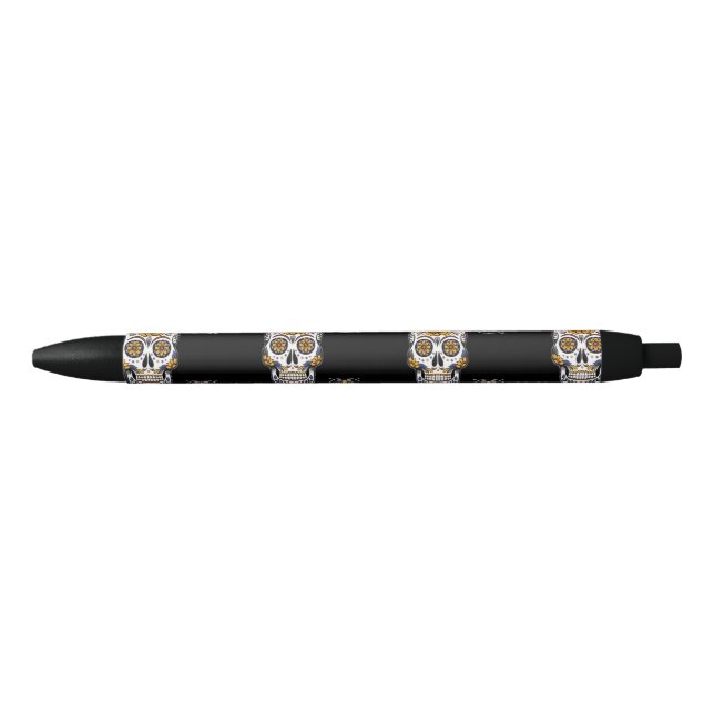 Stylo Noir Jour du motif mort (Devant)