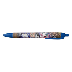 Stylo Noir Joyeux Animal Party Funny Christmas Pen cadeau