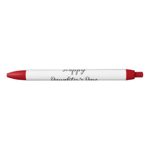 Stylo Noir Joyeux jour de filles si.ple minimum ajouter le no
