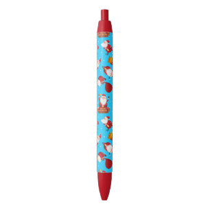 Stylo Noir Joyeux Noël Père Noël Fêtes de Noël