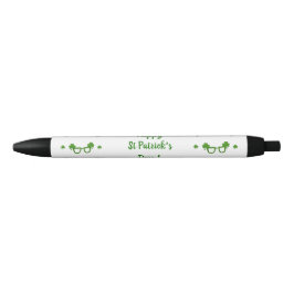 Stylo Noir Joyeux St Patrick's Day Minimaliste mignonne encre