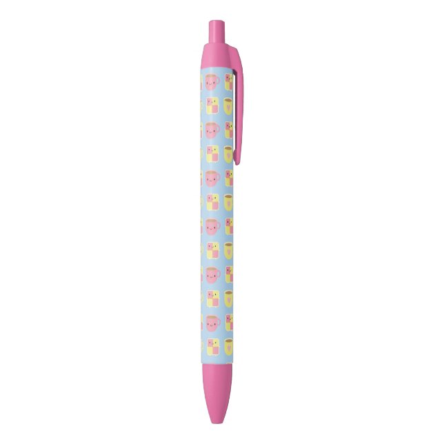 Stylo Noir Kawaii Battenberg Cake & Cup of Tea (Bas (Vertical))
