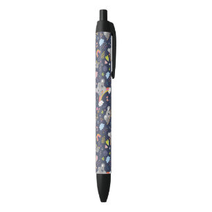 Stylo Noir Koala Rainbow Love Motif