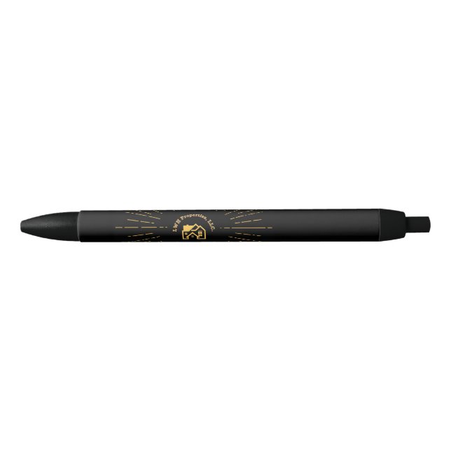 Stylo Noir L.W.H. Propriétés Burst Logo (Devant)
