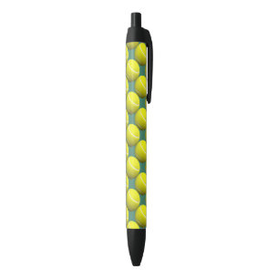 Stylo Noir La balle de tennis folâtre le thème