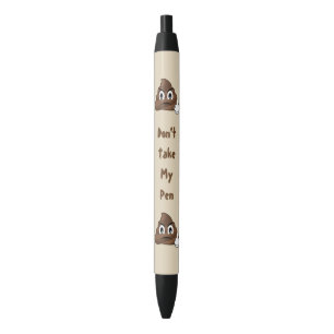 Stylo Noir La dunette Emoji "le doigt" ne prennent pas mon