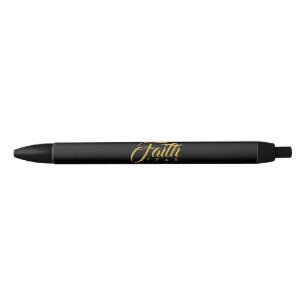 Stylo Noir La foi sur la peur de l'or et du noir