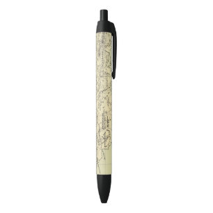 Stylo Noir La Jamaïque a lithographié la carte