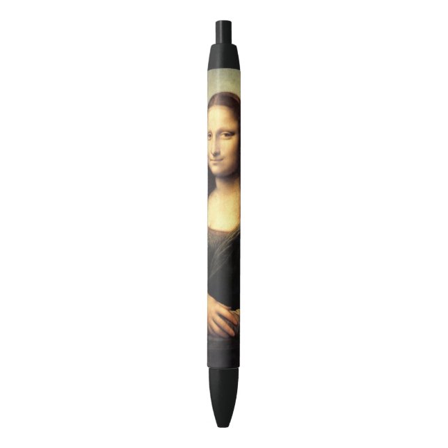 Stylo Noir La Mona Lisa Leonardo da Vinci (devant Vertical)