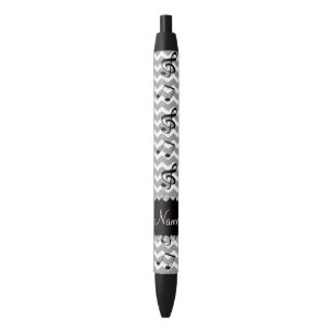 Stylo Noir La musique blanche nommée personnalisée note des