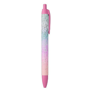 Stylo Noir La poussière d'étoile de parties scintillantes d