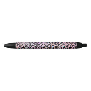 Stylo Noir La série Iridescent Leopard Design 6