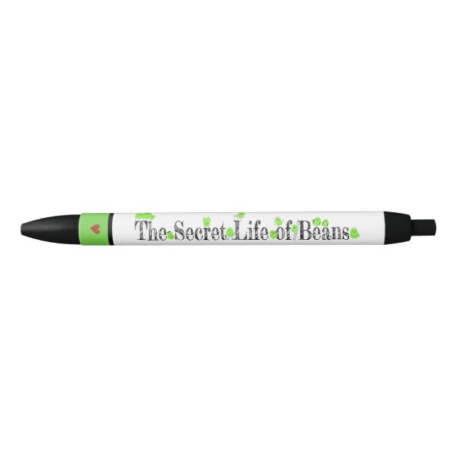 Stylo Noir La vie secrète des haricots (Lima Bean) (Devant)