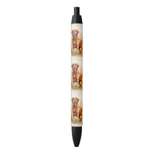 Stylo Noir Labrador Retriever Chien Rouge Renard