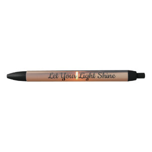 Stylo Noir Laisser briller la lumière du soleil couchant Cit