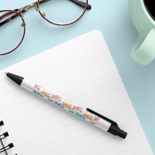 Stylo Noir Lapin de Pâques (Créateur téléchargé)
