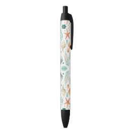 Stylo Noir L'art coquille côtière
