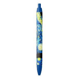 Stylo Noir Le célèbre tableau de Van Gogh, Starry Night